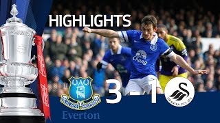 Everton vs Swansea City 31 FA Cup 5th Round goals amp highlights [upl. by Baylor]