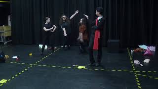 Year 10 GCSE Drama Epic Theatre project  Poverty  performance 1 [upl. by Corrianne]