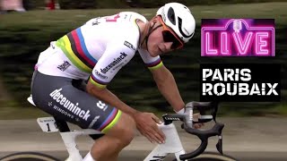 Van Der Poel concede il bis alla Roubaix  LIVE REACTION Parigi Roubaix 2024 [upl. by Eibba14]