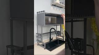 Kitchen rack dustproof sink dish rack gadgets homeautomation youtubeshorts [upl. by Sammy795]