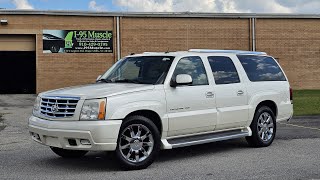 Everything you need to know about the 2005 Cadillac Escalade ESV at I95 Muscle [upl. by Nasas]