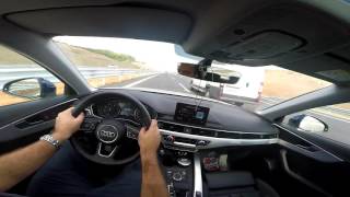 Audi A4 B9 20 Tdi 190 Hp Quattro Otoyol Sürüşü Ve Son Hız [upl. by Vezza]