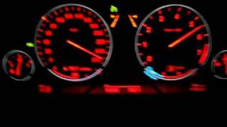 BMW new 750 Active Hybrid 7 2010 acceleration 0255 kmhAVI [upl. by Redvers882]