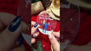 Friends We Never Walk Alone  Personalized Acrylic Ornament [upl. by Imailiv]