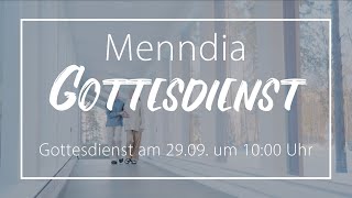 MGB Menndia Gottesdienst am 29092024 [upl. by Raychel]