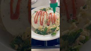 🍳Over easy eggs and instant noodles for breakfast ramen food instantnoodles cheapmeals [upl. by Waldon]