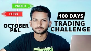 October pampl statement  100 Days Trading Challenge  10k capital  BankNifty Option Trading [upl. by Feucht591]