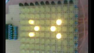 John Conways Game of Life on 8x10 LED matrix [upl. by Aver479]