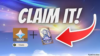 Free 10 pulls amp Welkin Moon Genshin Impact [upl. by Clementine]