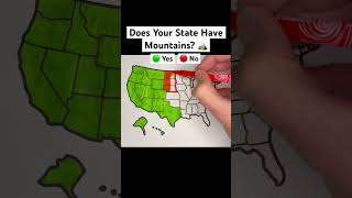 Does Your State Have Mountains United States Maps 🇺🇸 usa unitedstates map geography states [upl. by Donelson]