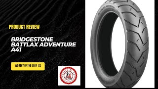 Bridgestone Battlax Adventure A41 Review [upl. by Townsend]