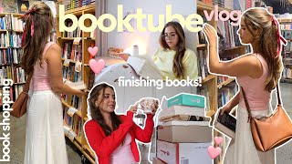 ultimate book vlog 📚 book shopping december TBR finishing books scrapbook [upl. by Hammel8]