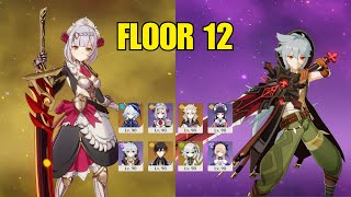 New Spiral Abyss 52 Floor 12  Noelle amp Razor Main DPS  Genshin Impact [upl. by Tyrrell306]