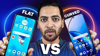 Flat Display Vs Curved Display Comparison  Which One Is Best [upl. by Dnomyaw]