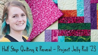 National Sewing Month  Half Step Quilting amp Reveal from Modas Project Jelly Roll [upl. by Ahsieuqal]