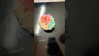 How to make a nozzle on cup cake 🍰 cupcake shorts [upl. by Ahsart]