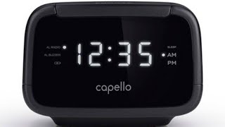 ⏰💤📻🎉TestingCapello Alarm Clock with AMFM RadioModel CA15 [upl. by Oakes]