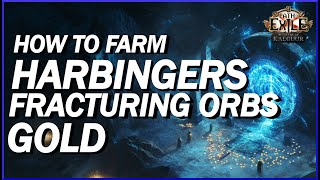 POE 325 Fracture Orb and Gold Farming Using Harbingers How To Maximize Your Loot Using Harbis [upl. by Genevra344]