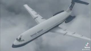 British Airways flight 5390  Landing animation [upl. by Lachance159]