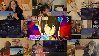 Tower Of God Opening 3 Stray Kids Night Reaction Mashup [upl. by Frasco]