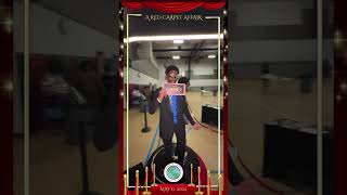 New Orleans Junior High Prom Goes Glam with 360 Photo Booth rental  Nore Event Rentals [upl. by Ellenuahs638]