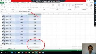 Excel ile Korelasyon ve Grafik [upl. by Trellas921]