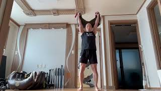 20241203 5th Bulgarian bag 100 days workout challenge 029 [upl. by Acinoj]