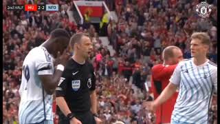 Joe Worrell red card vs Manchester United  VAR Review [upl. by Niki629]