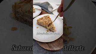 Schwedische Mandeltorte ikea torte foodie viralcakevideo [upl. by Yralam]