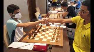 Raunak Sadhwani vs Nihal Sarin  Silver Lake Open 2021  LIVE footage [upl. by Lundell]