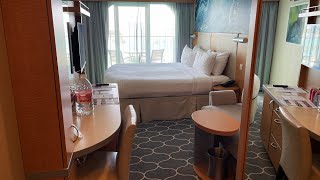 Royal Caribbean Oasis of the Seas Oceanview Balcony Stateroom 9286  Deck 9 Room 286 [upl. by Gunter]