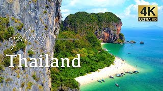 Thailand By Drone  Phuket Phi Phi Islands amp Krabi  4K Travel Video [upl. by Yllah]