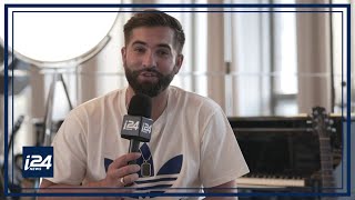 Interview exclusive de Kendji Girac avant son concert à TelAviv [upl. by Kester]