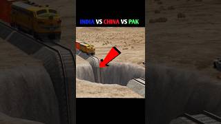 India vs China vs Pakistan train stunt 😱😱shorts [upl. by Tiernan]