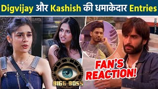 Bigg Boss Season 18 Fan Reaction Digvijay और Kahsish की Entries से Netizens हुए खुश [upl. by Aspia]