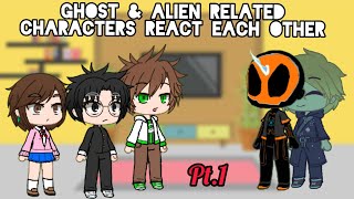 Ghost amp Alien Related Character React Each Other Pt1 KAMEN RIDER GHOST RUSH [upl. by Denver150]