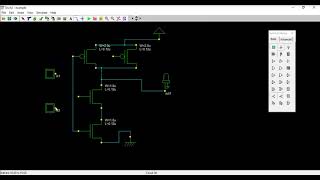 Nand gate CMOS  DSCH [upl. by Hetti650]