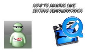 how to make editing Senpaiboyrock [upl. by Hanschen]