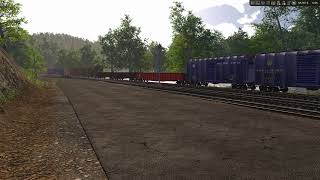 Railroader 2024 11 10 Freighttrain To Sylva in Bryson [upl. by Radman]