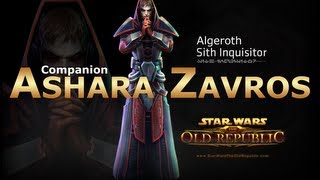 SWTOR Sith Inquisitor  Ashara Zavros Romance Conversations [upl. by Yelena]