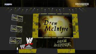 WWE High Definition Set  Drew McIntyre Stage Graphics [upl. by Euhc]