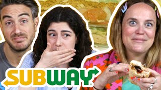 We Tried Each Others Subway Orders [upl. by Ag]