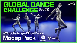 quotGlobal Trendy Dance Challengequot Unreal Engine5 Unity  Mocap Pack [upl. by Annoirb]