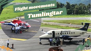 Tumlingtar  a Beautiful Airport of Nepal Flight Movements of Buddha Air amp Kailash Heli 🇳🇵 2021 [upl. by Yurt]