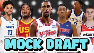 2024 NBA Mock Draft NBA FULL FIRST ROUND MOCK DRAFT  Utility Sports 2024 NBA Mock Draft [upl. by Milore]