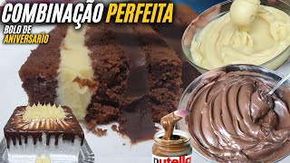 BOLO de aniversário NINHO COM NUTELLA ESSES SABOR É CAMPEÃO DE VENDAS  QUERIDINHOS DOS CLIENTES [upl. by Yniatirb]