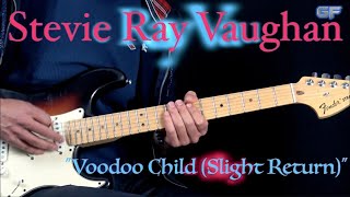 Stevie Ray Vaughan  quotVoodoo Child Slight Returnquot EXCERPT  Rock Guitar Lesson wTabs [upl. by Nonnaer]