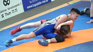 Wrestling  Ringen LM Sachsen 2024 Gelenau Junioren 60 kg Maslanka  Eisenhardt J [upl. by Nellir704]