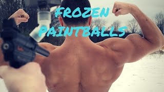 SHOT WITH FROZEN PAINTBALLS  Experiment Gone Wrong BLOOD  Crazy Paintball Guns Experiment Fail [upl. by Hgielah862]