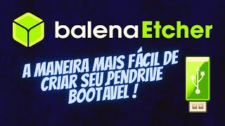 ✅ BALENA ETCHER  Criando pendrive bootável Ele cria até 16 pendrives boots de uma só vez 😮 [upl. by Naelcm451]